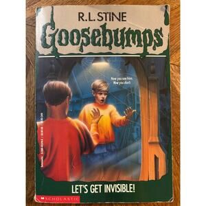 Goosebumps #6 (unnumbered) Lets get invisible by R.L Stine 1st edition 1st print